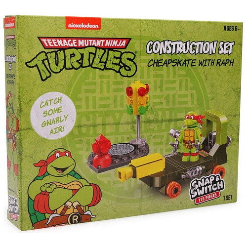 Set Construcción Tortugas Ninja Snap And Switch Tmnt Rafael