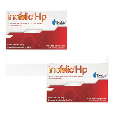 Pack De 2: Inofolic Hp Cápsulas Con 60 | Envío gratis