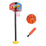 Tabela Cesta De Basquete Infantil 115cm Basket Bola E Bomba