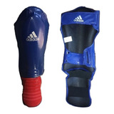 Protector Tibial adidas Azul Kickboxing Mma Profesional 