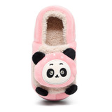 Pantufla Niño Niña Peluche Panda Importada Invierno Abrigada