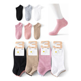 Pack 12 Pares Calcetines Mujer Tobilleras Liso Bambú W010