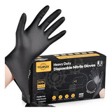 Titanflex Guantes De Nitrilo Negros Resistentes De 6 Mil, Xl