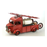 Camion De Coleccion Bomberos Deco Vintage + Packaging! 