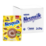 2 Bolsas Nesquik X 2 Kg, Chocolatada Nestlé, Chocolate Polvo