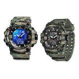 Reloj Deportivo Militar Smael 8049b Digital-analógico Shock