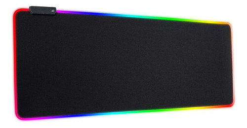 Mouse Pad Grande Gamer Usb Retroiluminado Luz Led Rgb