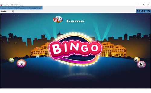 Programa Organizar Bingotv - Bingo Wizard Demo