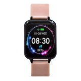 Smartwatch Haiz B57 1.3  Caixa  Preta, Pulseira  Rosa