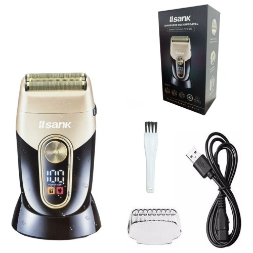 Barbeador Eletrico Shaver Profissional Iisank Gn-323