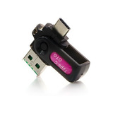 Adaptador Convertidor Otg 2 En 1 De Usb Y Tipo C