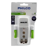 Cargador  De  Pilas Philco 2 A/ 3 A Y Baterias 9v