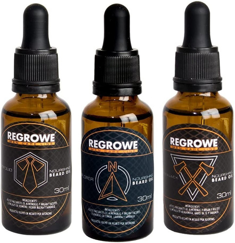 Regrowe | Aceite Para Barba Portfolio, Explorer Y Lumberjack