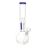 Bong De Vidro Jah Bless (2 Percolators Reto) - Azul-verde