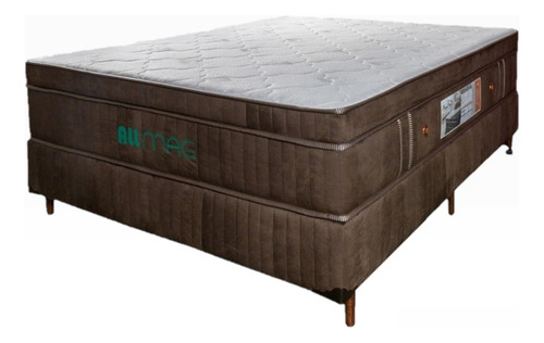 Cama Viúva D33 Colchão Magnético Infravermelho + Box 120x188