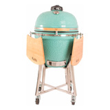 Parrilla Kamado Bbq Grill Kadu K23 Ahumador Top Celeste