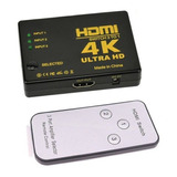 Conmutador Hdmi Switch 3 En 1 4k Ultra Hd