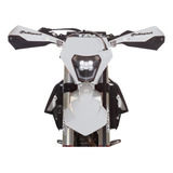 Cubre Puños Yamaha Wr 250 450 Enduro Aluminio Blanco/negro