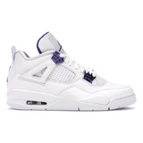 Jordan 4 Retro Metallic Purple Morado Talla 27.5