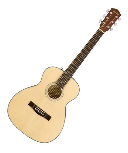 Guitarra Acústica Fender Ct-60s  Travel Natural Y Negra