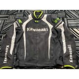 Campera Moto Kawasaki Protección Espalda