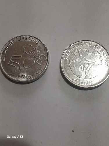 Moneda 5 Pesos Arrayan Argentina 