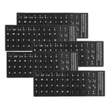 5 Pcs Pegatinas De Teclados Español Fácil De Aplica Letras .