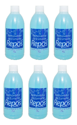 Repos Removedor C/ Acetona 500ml Kit 6uni