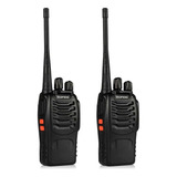 Radio Walkie Talkie Baofeng Bf-888s Uhf X2 Unidades 