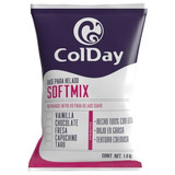 Base Para Helado Suave Sabor Fresa - Colday