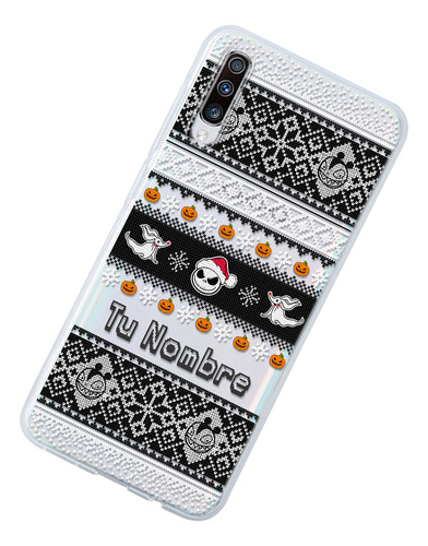 Funda Para Galaxy Extraño Mundo Jack Sweater Navidad Nombre