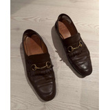 Zapatos Gucci Café Talla 27