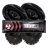 Estereo Crown Mustang + Parlantes Jbl Flex 6x9 +flex 6puLG P