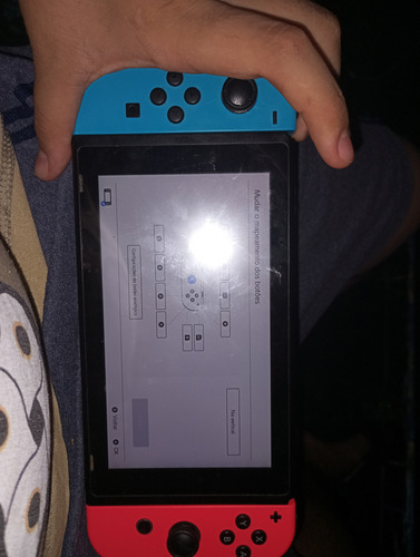 Nintendo Switch Simples Com Problema Joy Con Azul Drift 