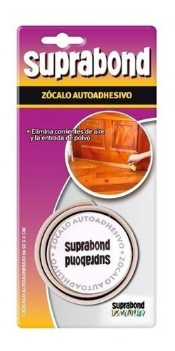 Zocalo Puerta Burlete Autoadhesivo Suprabond Blanco O Marron