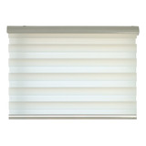 Cortinas Roller Duo Día/noche Zebra 120x160 Blanca R5614