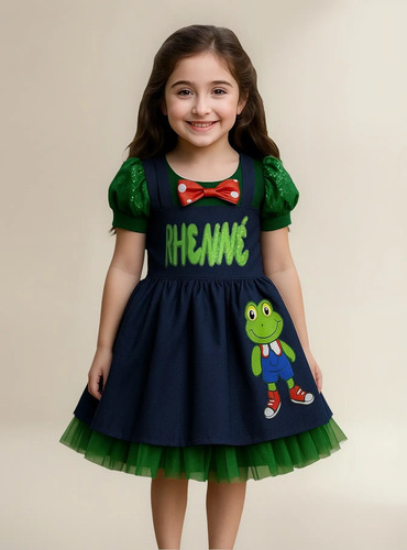 Jumper-vestido De Lara Diseño Rene Con Estampado