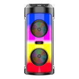 Parlante Portable Inalámbrico Bt Con Karaoke Led Tun