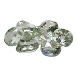 Cristal Para Fogatas, Modelo Diamante Trasparente 10 Libras