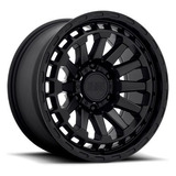 Llanta Deportiva Trd R17 6x139.7 S10 Ranger Hilux Negro Mate