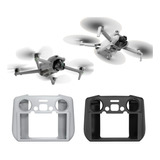 Capa (case) Silicone Proteção P/ Rc2 Dji Mini 4 Pro E Air 3 Cor Preto