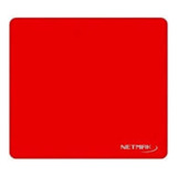 Mouse Pad Liso Rojo Netmak Nm-m1227 20x20cm