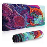 Mousepad Gamer Monster Colorful Xxl 90x40 Cm Antideslizante 