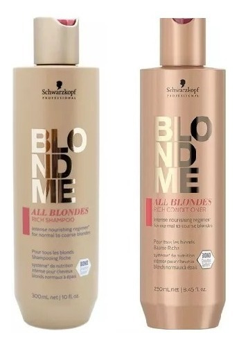 Kit Shampoo Blondme Rich + Acondicionador Rich Schwarzkopf