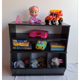 Mueble Organizador De Juguetes Black