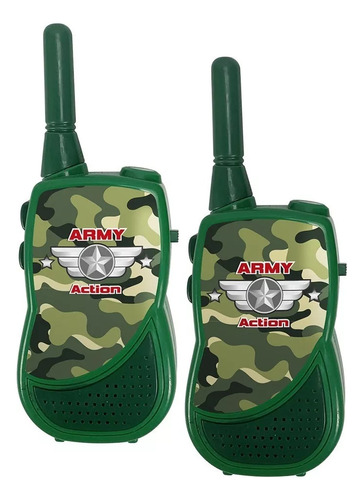 Walkie Talkie Infantil Army Action - Dm Toys