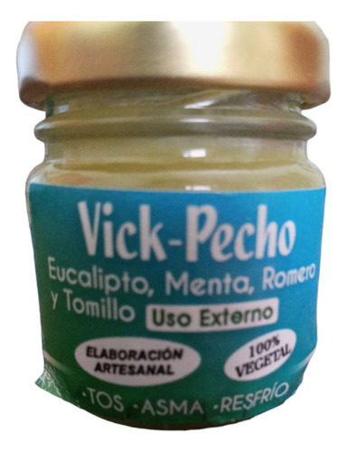 Vick-pecho Habitad Natural- Para Untar Genera Calor-