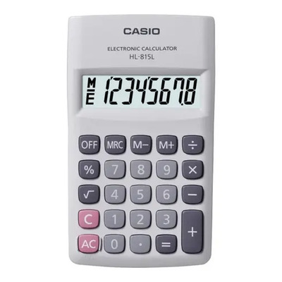 Calculadora Casio Hl-815 Colores Surtidos Relojesymas Color Blanco | MercadoLibre
