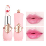 Batom Labial Hidratante Geléia Flor Rosa Cristal