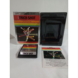 Atari 2600 Trick Shot En Caja, Juego, Manual Con Su Plástico